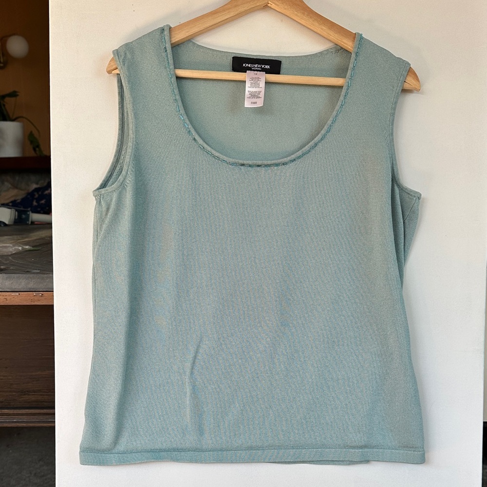 Jones New York Women's Tank Top - Light Blue